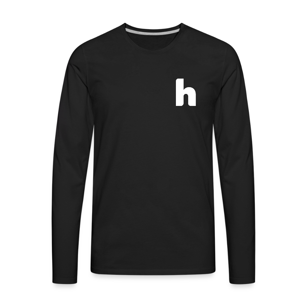 HSH 80th Anniversary Men's Long Sleeve T-Shirt - black