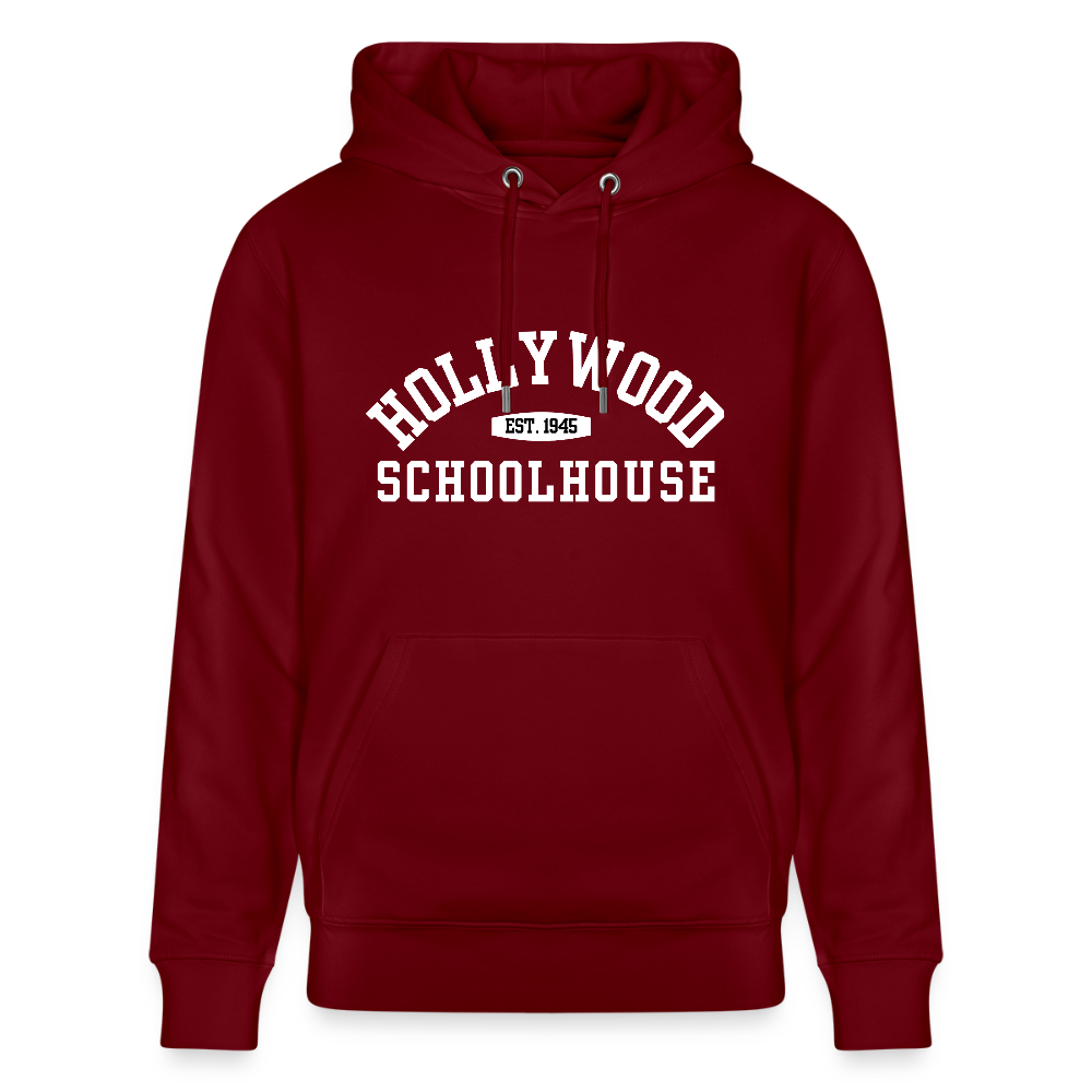 HSH Est. 1945 Unisex Pullover Hoodie (White letters) - burgundy