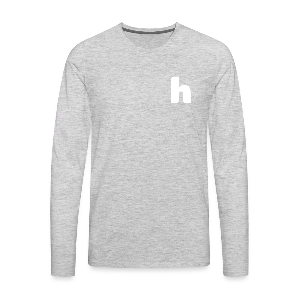 HSH 80th Anniversary Men's Long Sleeve T-Shirt - heather gray