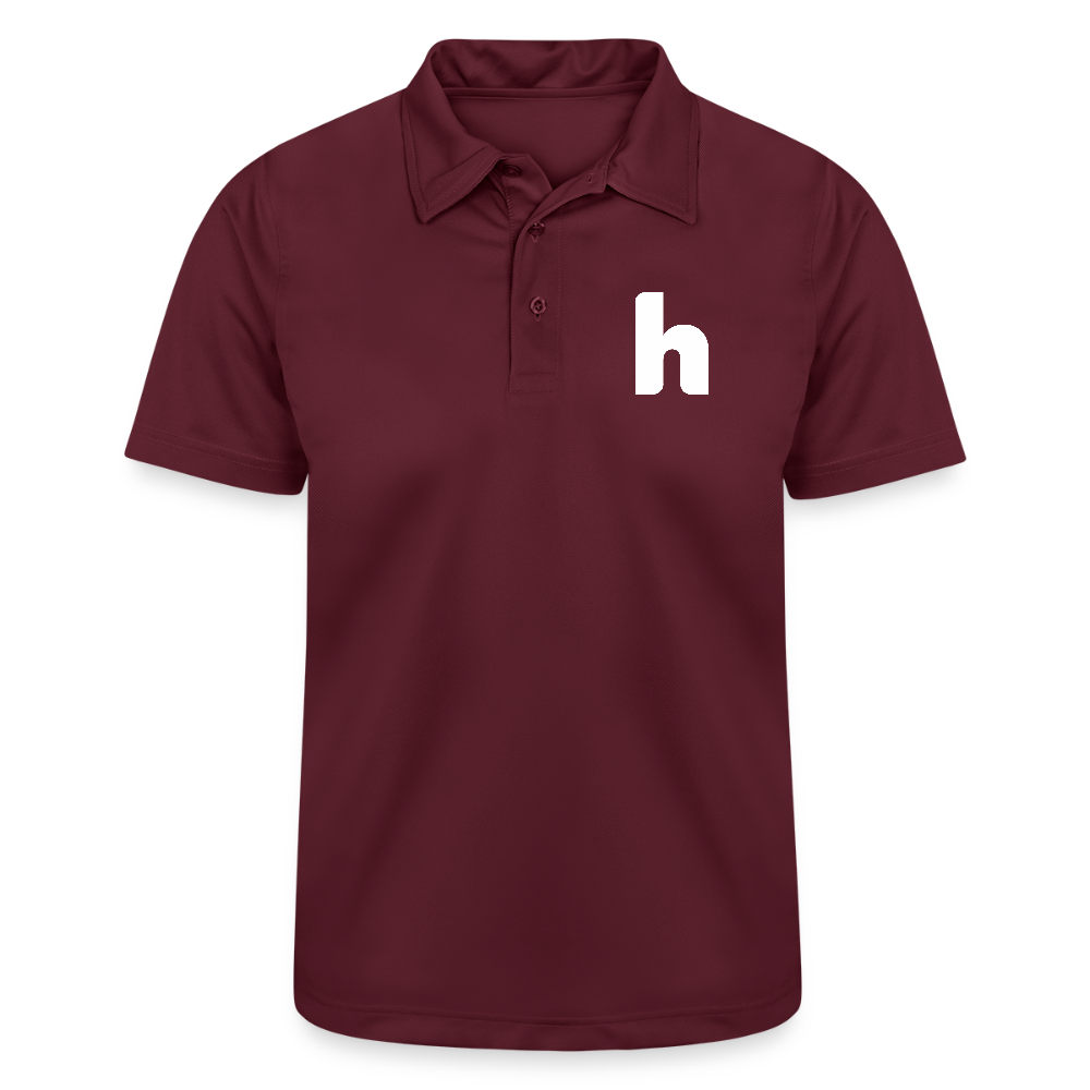 Men's Polo - maroon