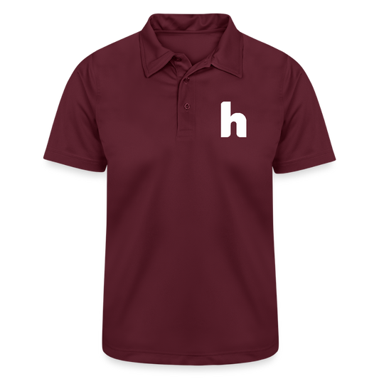 Men's Polo - maroon
