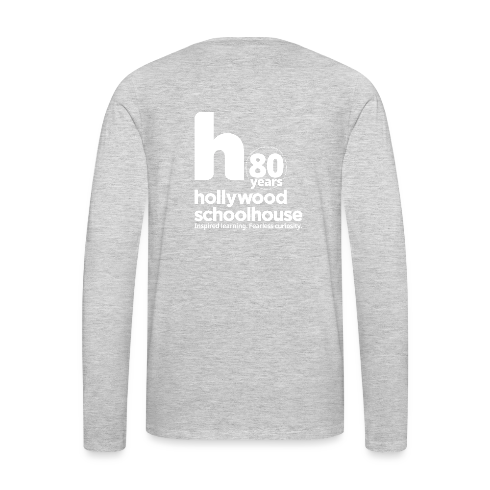 HSH 80th Anniversary Men's Long Sleeve T-Shirt - heather gray