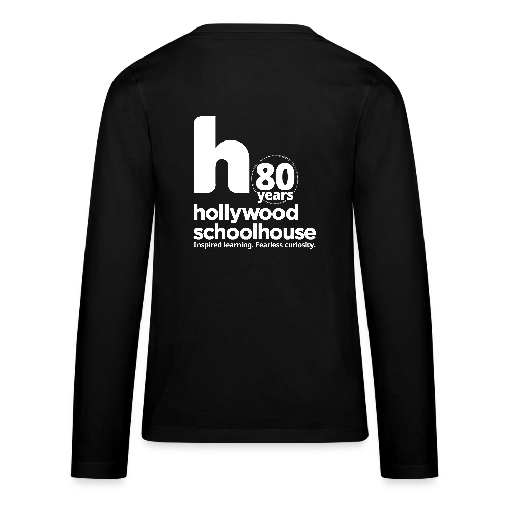 HSH 80th Anniversary Kids Long Sleeve T-Shirt - black