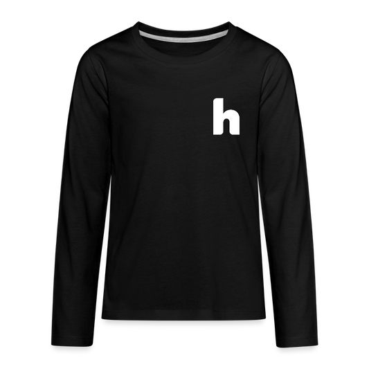 HSH 80th Anniversary Kids Long Sleeve T-Shirt - black