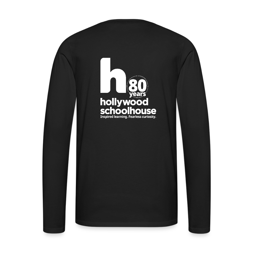 HSH 80th Anniversary Men's Long Sleeve T-Shirt - black