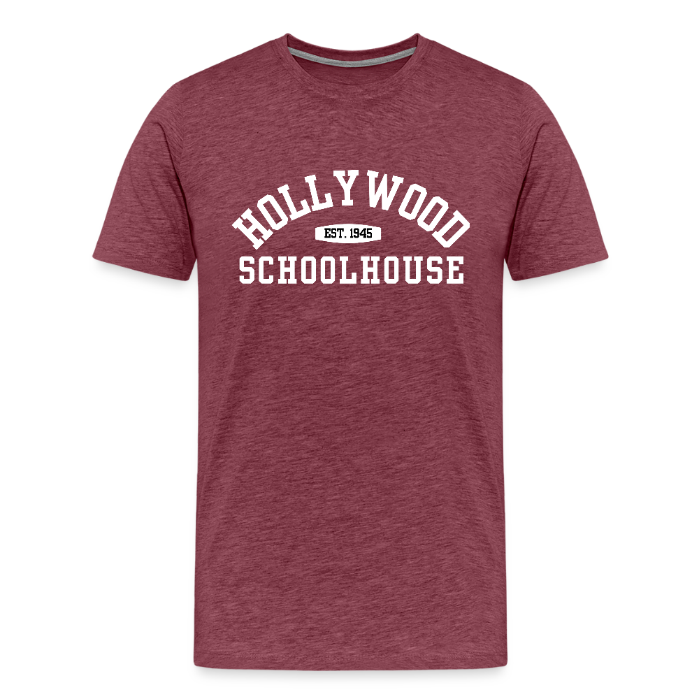HSH Est. 1945 Mens Tee - heather burgundy