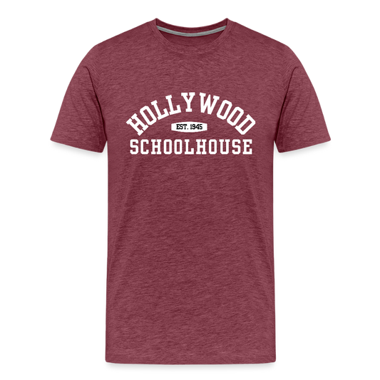HSH Est. 1945 Mens Tee - heather burgundy