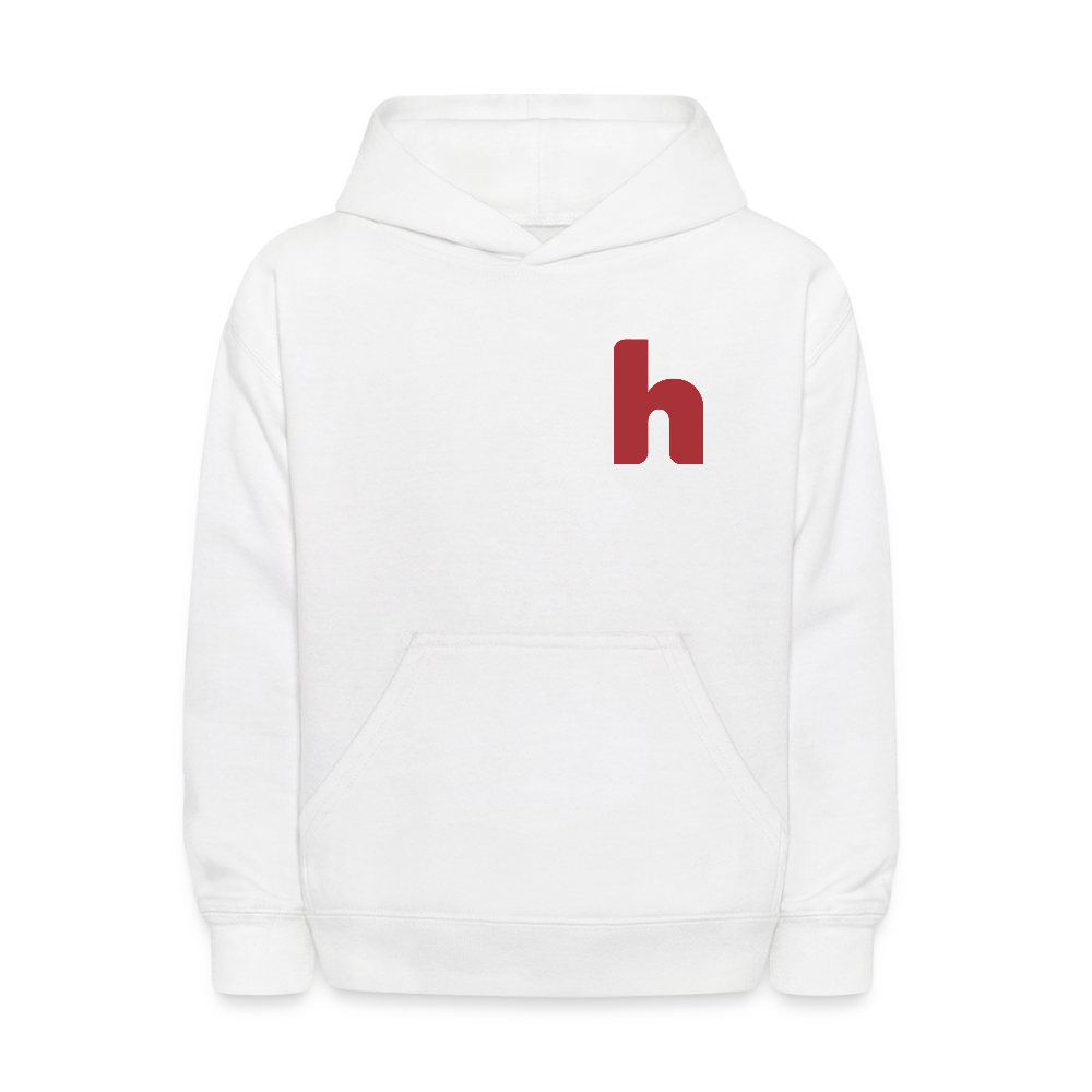 Youth Hoodie - white