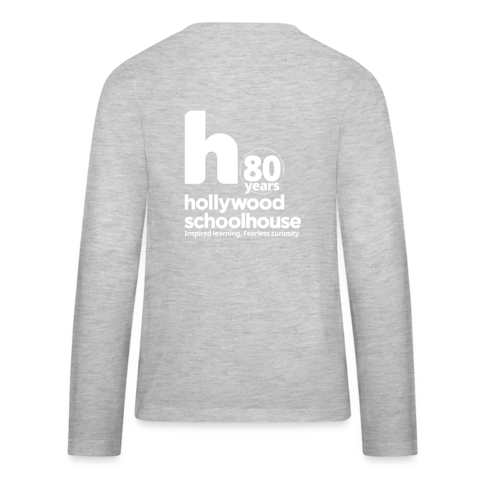HSH 80th Anniversary Kids Long Sleeve T-Shirt - heather gray
