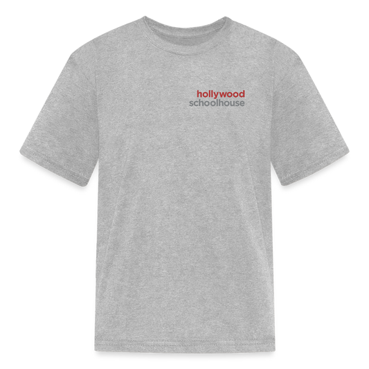Youth T-Shirt (Color Text) - heather gray