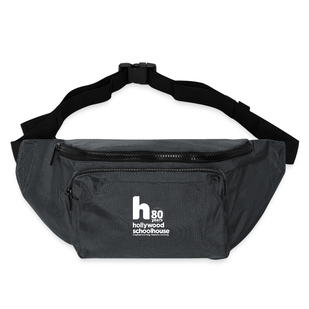 HSH 80th Anniversary Crossbody Hip Bag - charcoal gray