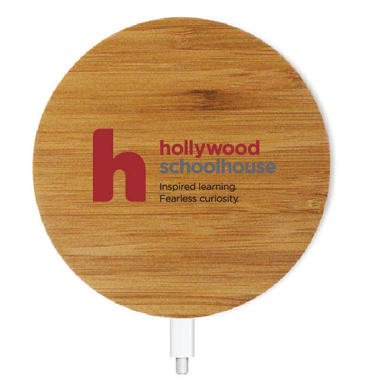 HSH Bamboo Wireless Charger Qi Charging Pad