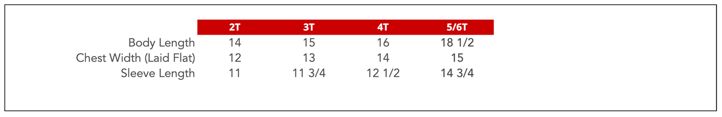 Toddler "Big h" Long Sleeve T-Shirt