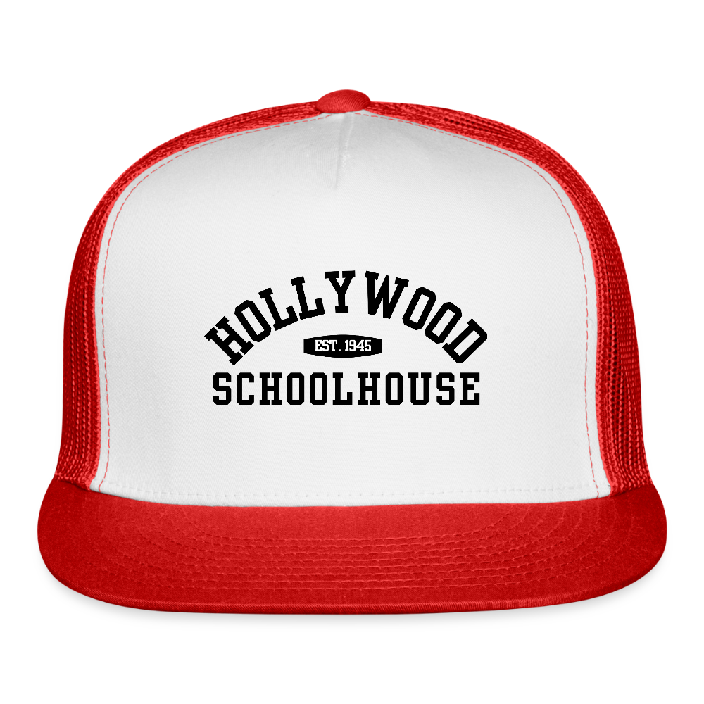 Trucker Hat - white/red