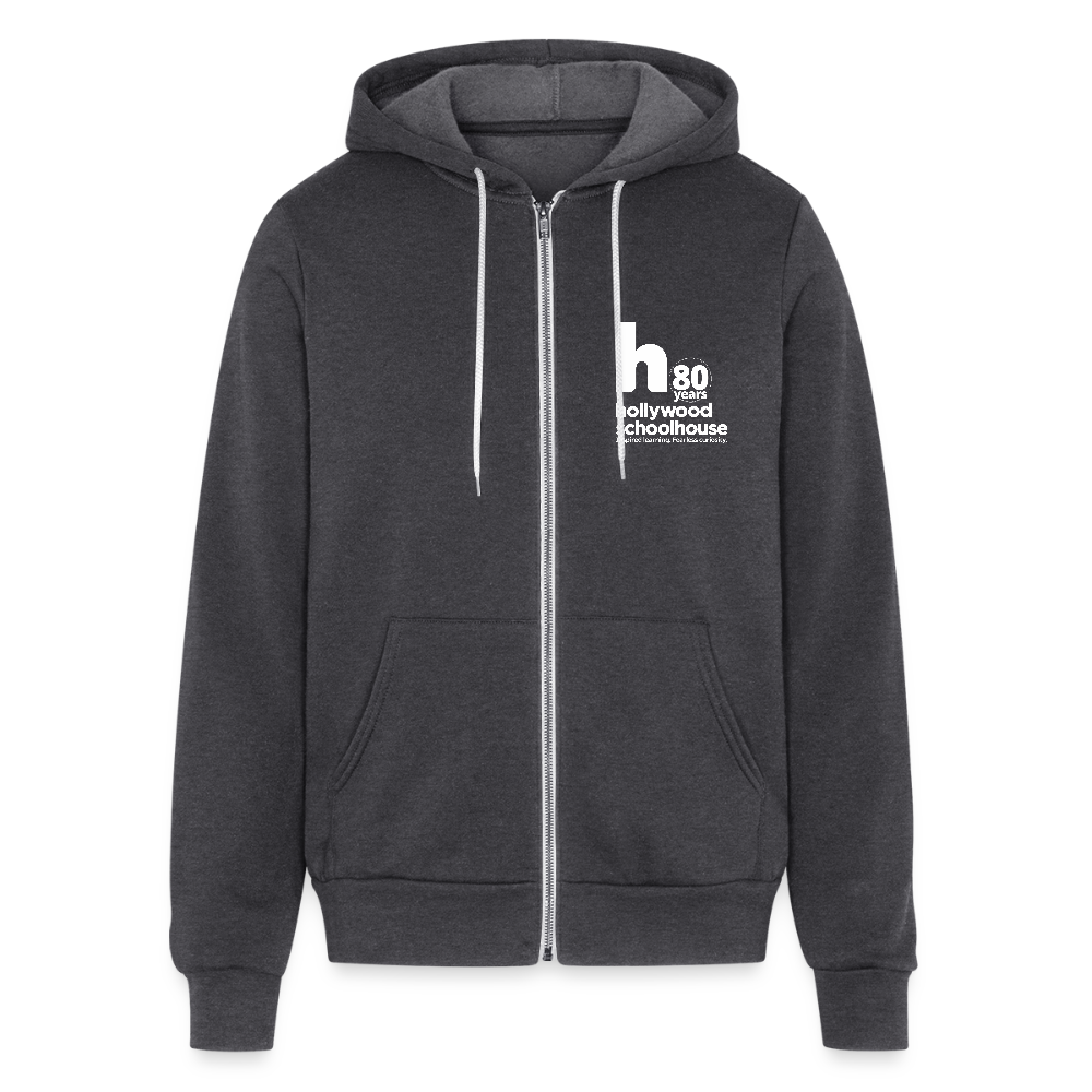 HSH 80th Anniversary Full Zip Hoodie - charcoal grey