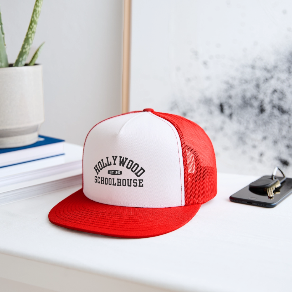 Trucker Hat - white/red