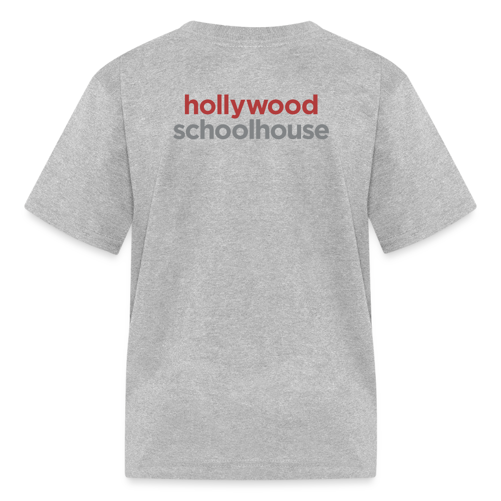 Youth Big H T-Shirt (Color Text) - heather gray