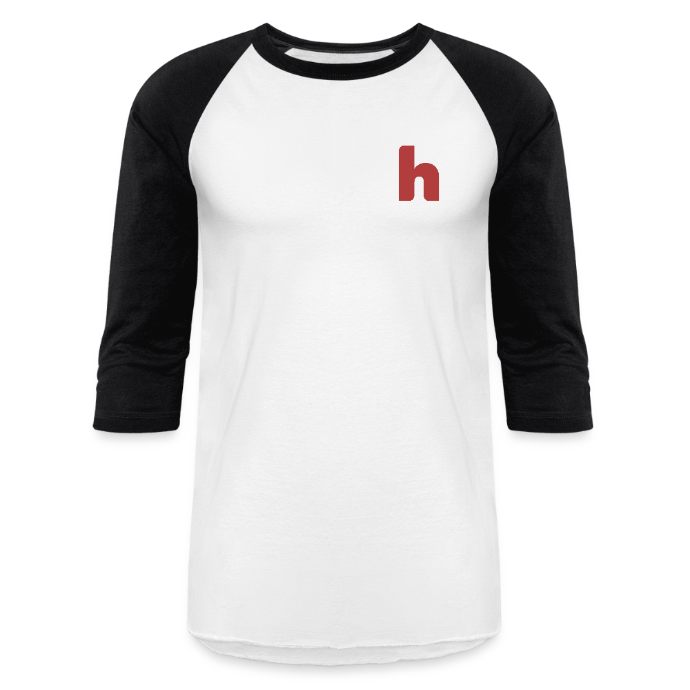 HSH 80th Anniversary Unisex Baseball Shirt - white/black