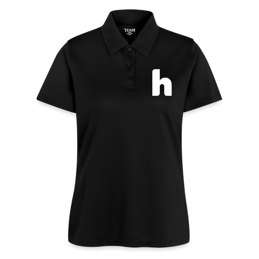 Women's Polo (Black) - black