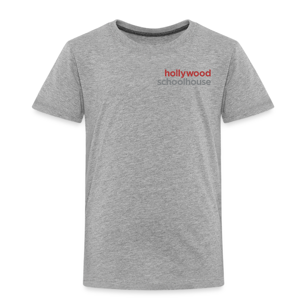 Toddler T-Shirt (Color Text) - heather gray