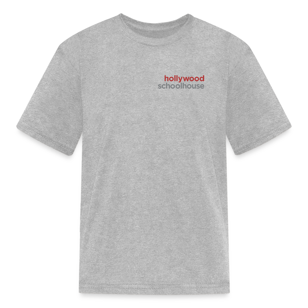 Youth T-Shirt (Color Text) - heather gray