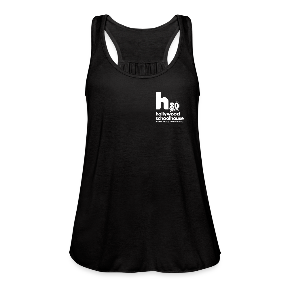 HSH 80th Anniversary Women's Flowy Tank Top - black