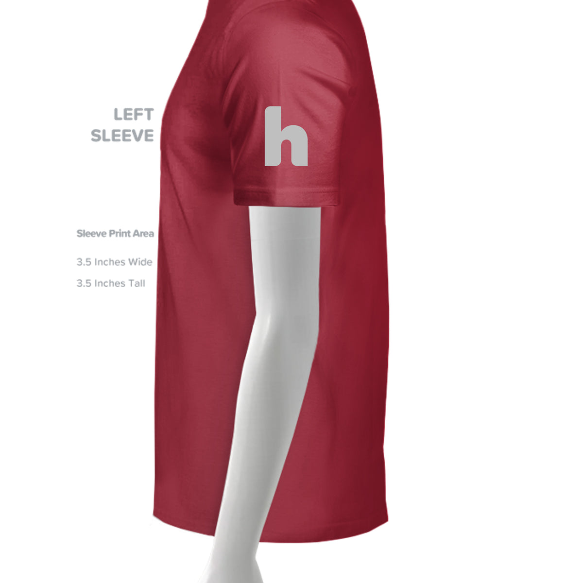 Athletic Crimson - 5480 - SLEEVE_LEFT