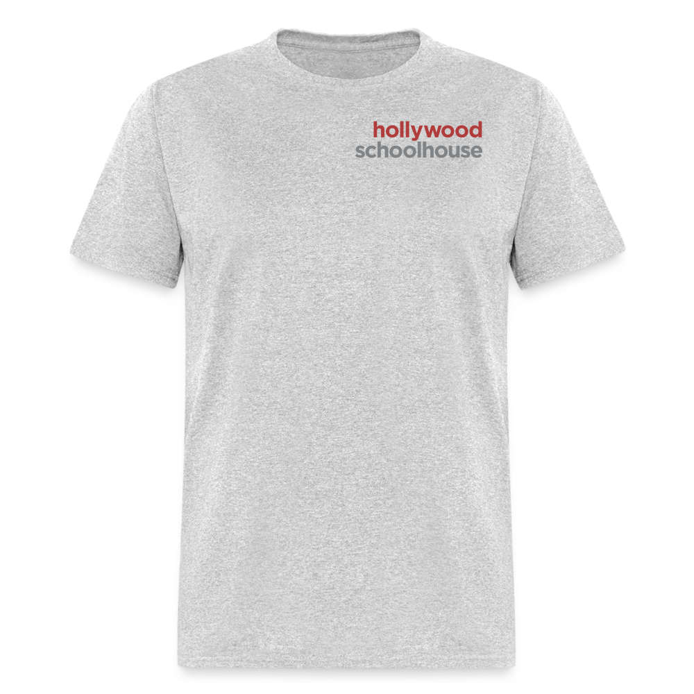 Adult Minimalist T-Shirt (Color Text) - heather gray